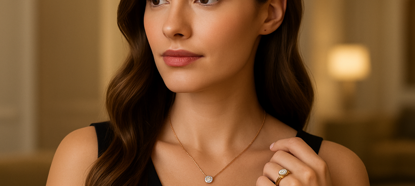 How to Match Your Lab-Grown Diamond Necklace to Your Engagement Ring