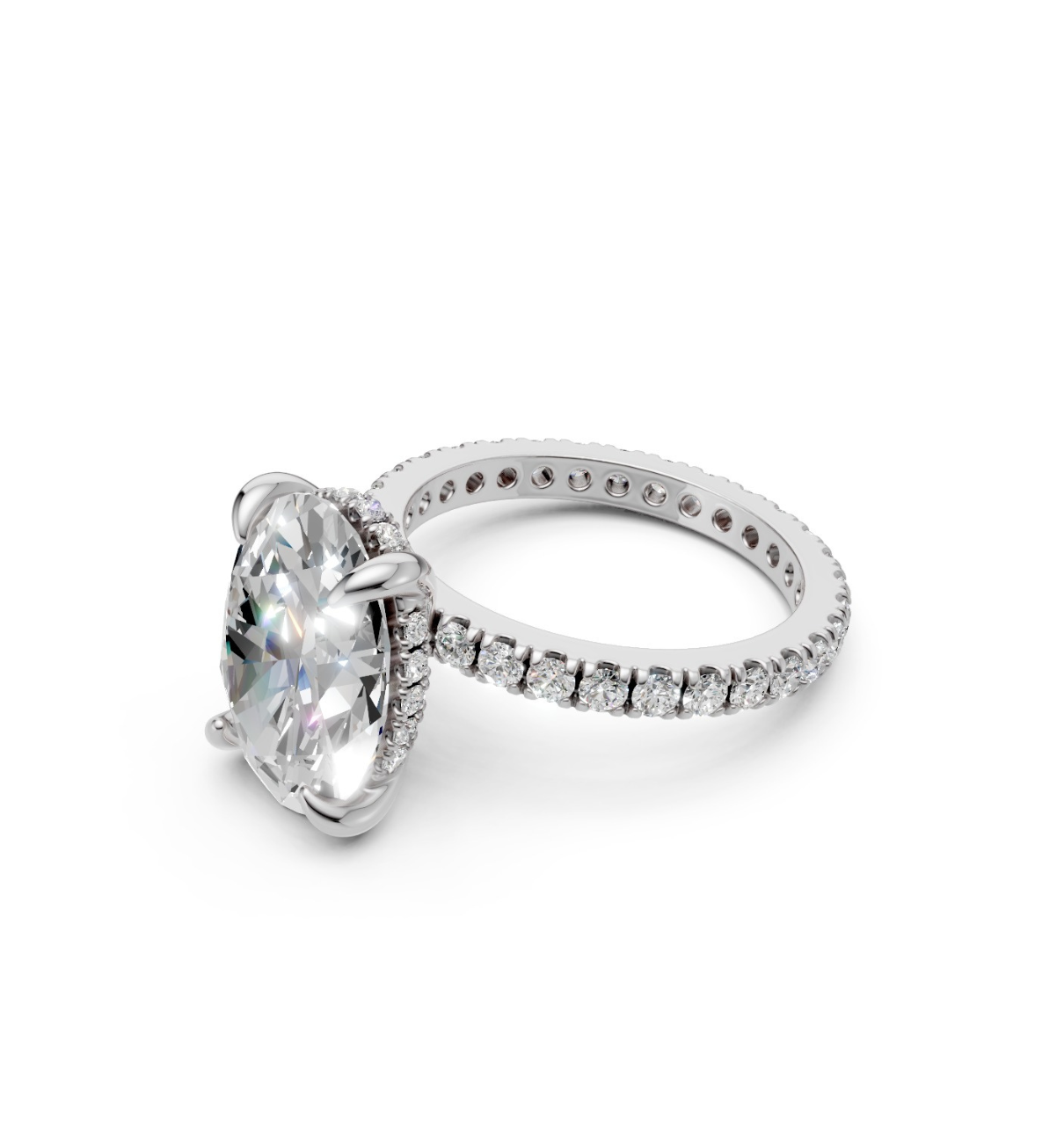SPLENDORE || 3.02 Ct Moissanite Ring In 14K Gold