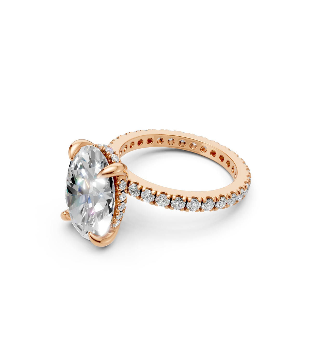SPLENDORE || 3.02 Ct Lab-Grown Diamond Ring In 14K Gold