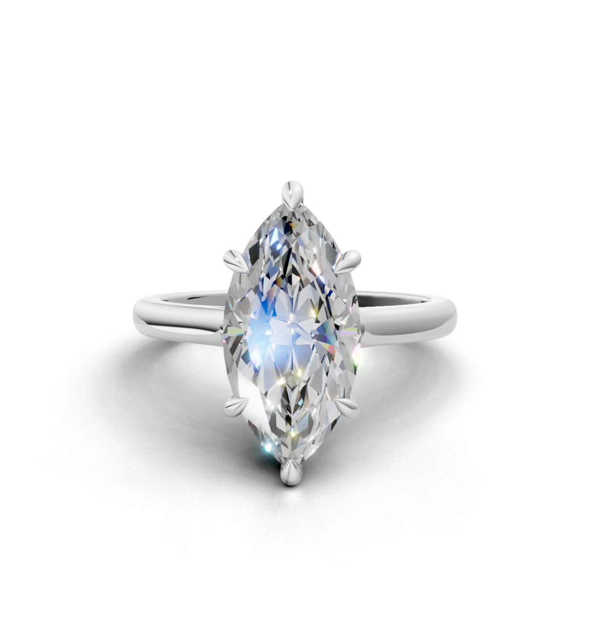 REGAL || 2.25ct Lab Grown Diamond Ring In 14K Gold
