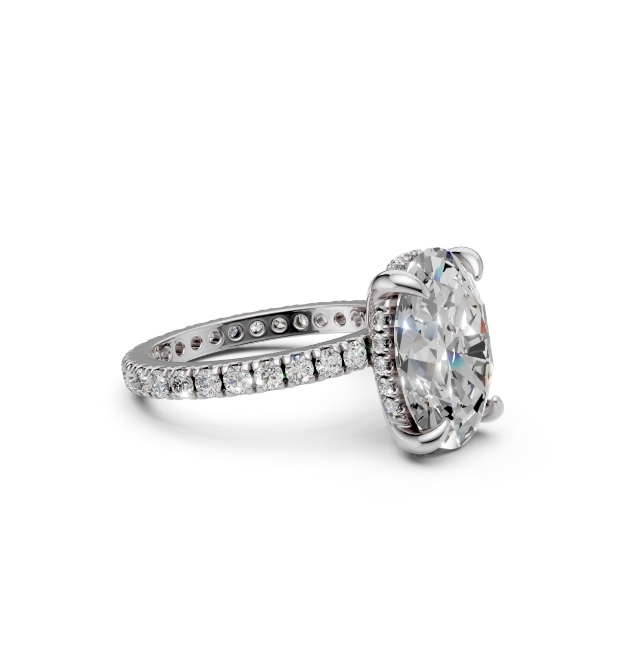 SPLENDORE || 3.02 Ct Moissanite Ring In 14K Gold