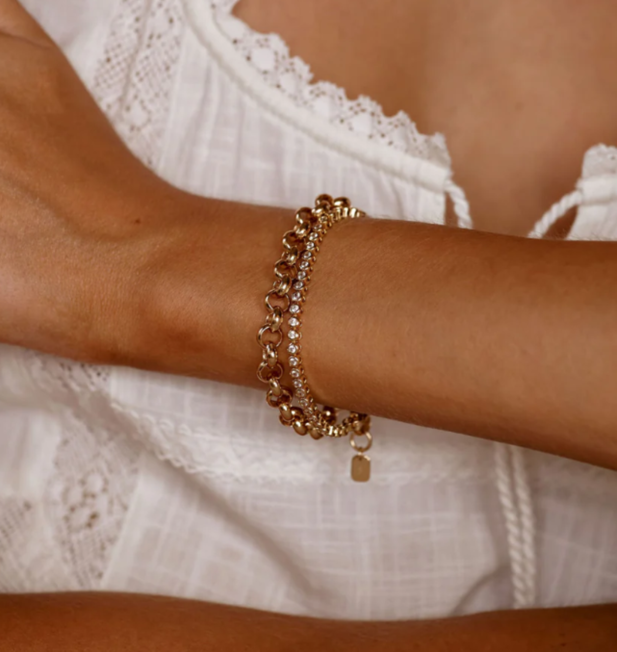 ZYRA || 1.50Ct Cz Diamond Tennis Bracelet In 925 Silver