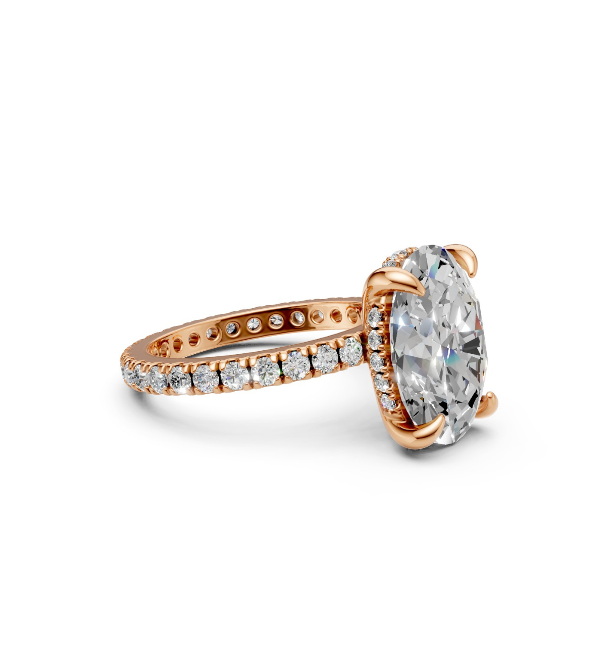 SPLENDORE || 3.02 Ct Lab-Grown Diamond Ring In 14K Gold