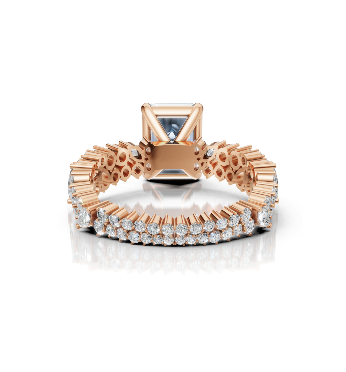 AQUIRA || 3Ct Lab-Grown Diamond Ring In 14K Gold
