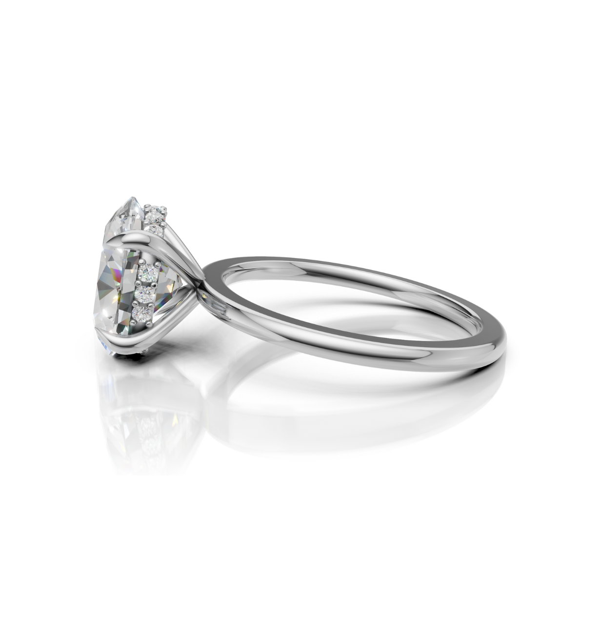 silver enagagment ring australia
