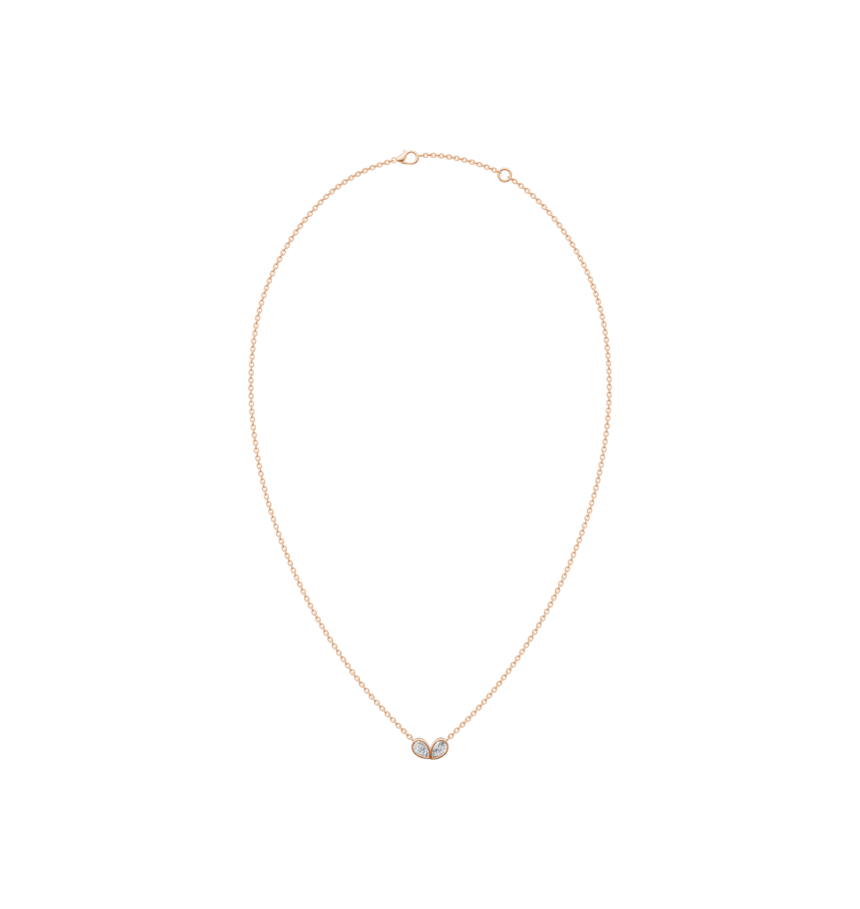 PARISA || 3.72Ct CZ Diamond Necklace In 925 Silver