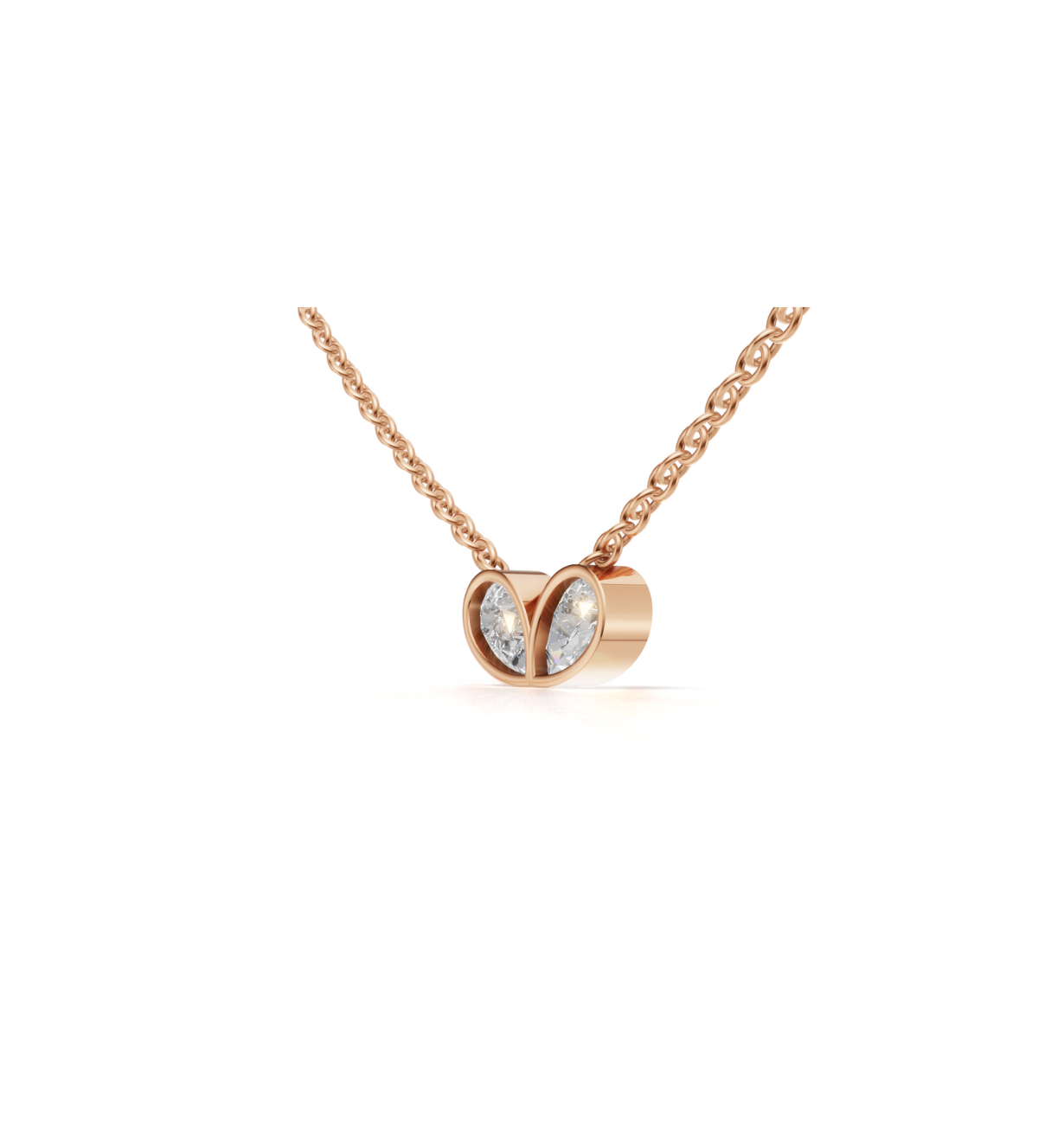 PARISA || 3.72Ct CZ Diamond Necklace In 925 Silver
