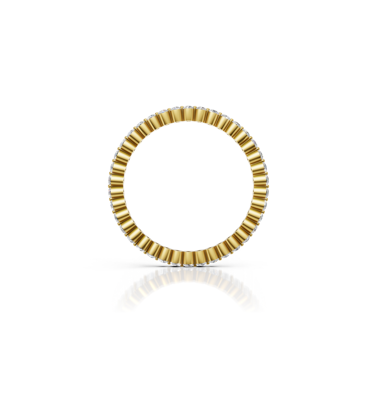CIRONA || 0.45Ct Lab-Grown Diamond Band In 14K Gold