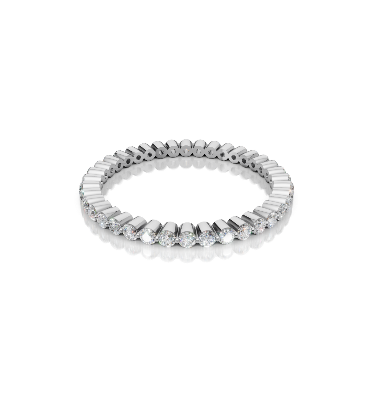 CIRONA || 0.45Ct Lab-Grown Diamond Band In 14K Gold