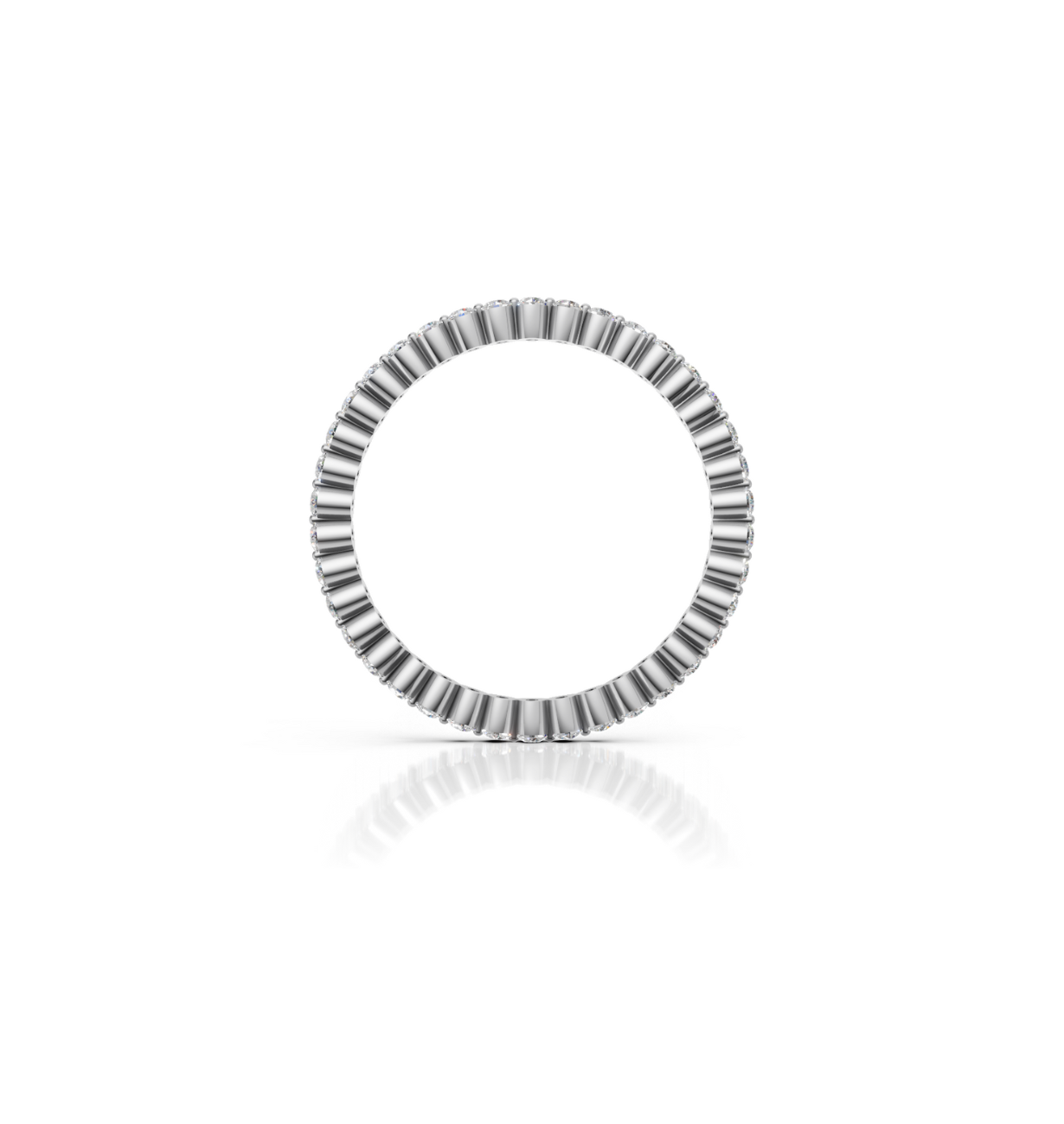 CIRONA || 0.45Ct Lab-Grown Diamond Band In 14K Gold