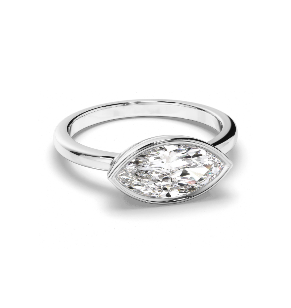 EAST WEST MARQUISE RING