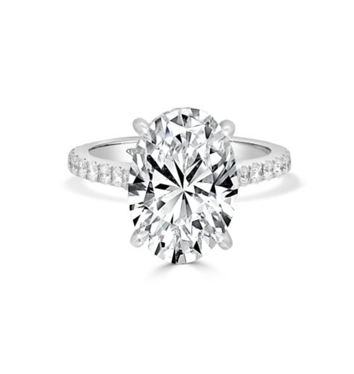 ale oval lab grown diamond engagement ring with hidden halo in 14k gold