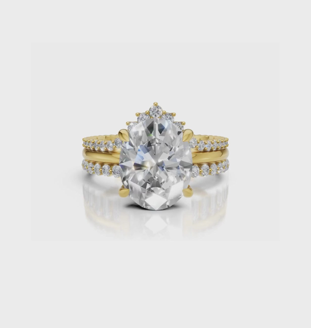 BELLANOVA || 2.08Ct Lab-Grown Diamond Ring Set In 14K Gold