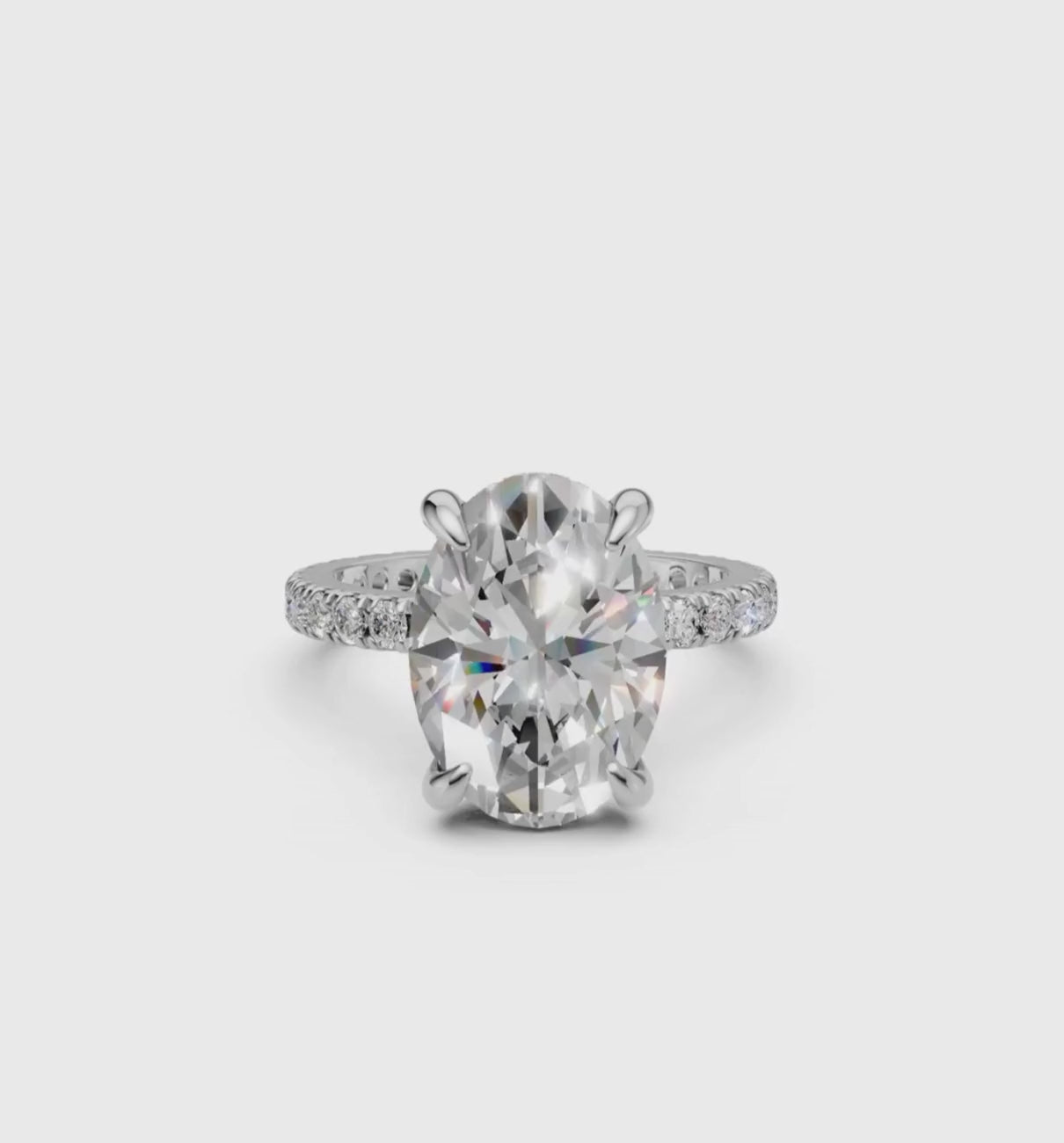 SPLENDORE || 3.02 Ct Lab-Grown Diamond Ring In 14K Gold