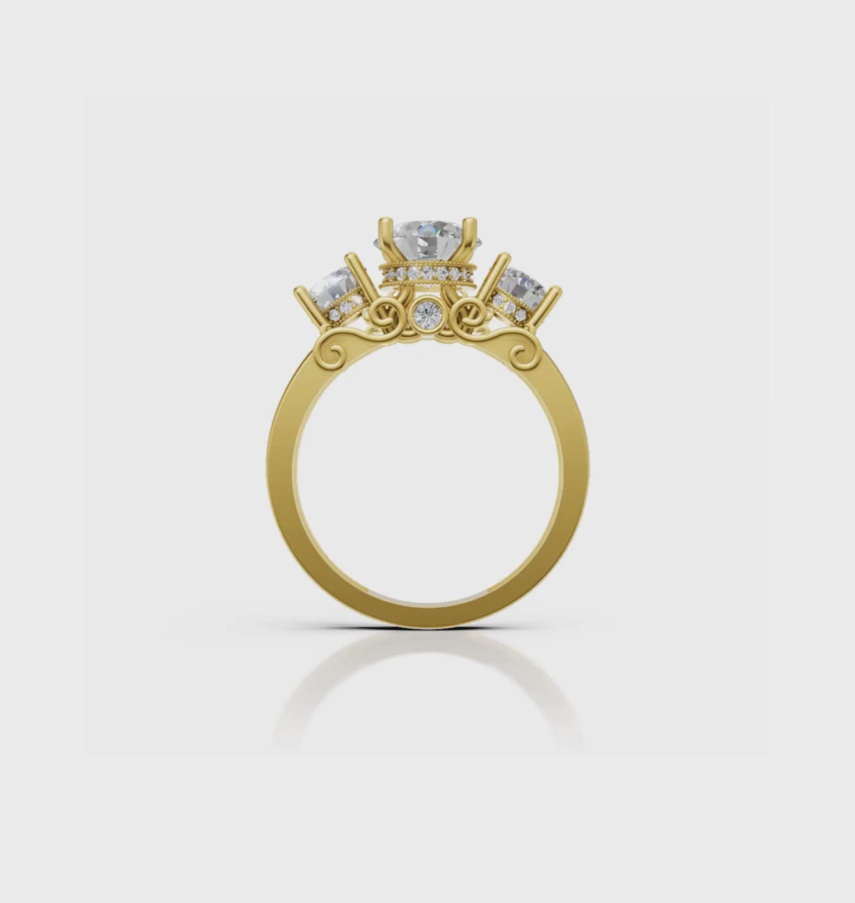 REGALIA || 1.05Ct Lab-Grown Diamond Ring In 14K Gold