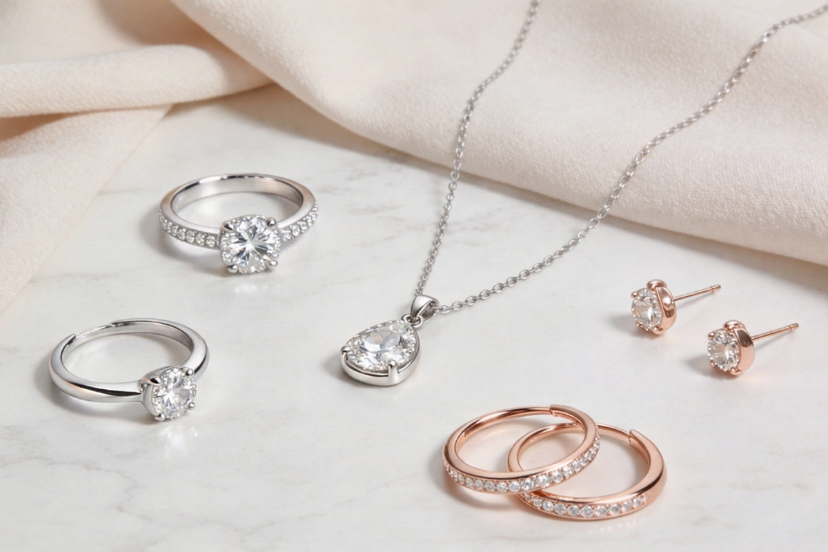 How to Mix and Match Rings, Necklaces & Earrings Without Overdoing the Sparkle