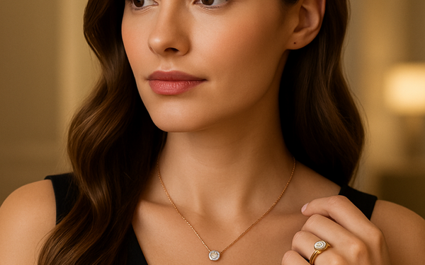 How to Match Your Lab-Grown Diamond Necklace to Your Engagement Ring