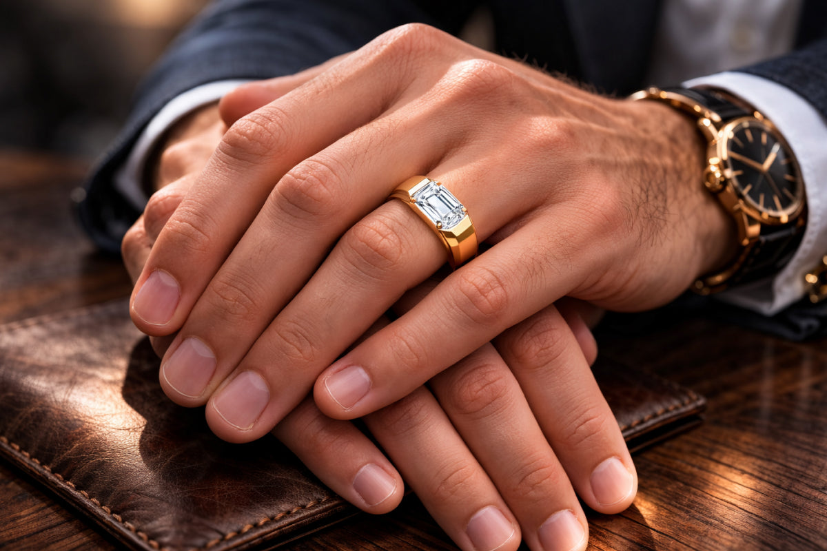 What Lab-Grown Diamond Ring Styles Are Most Popular for Men in Australia?
