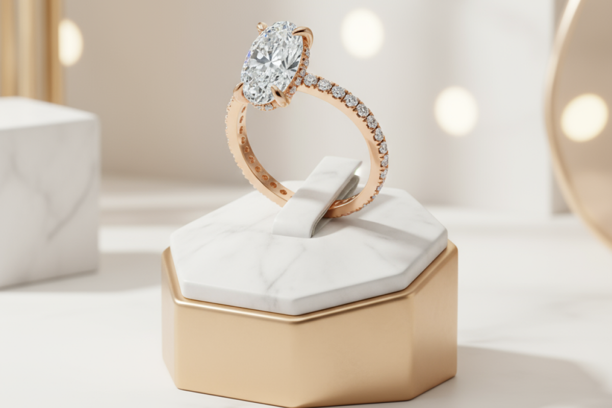 Why 14K Gold Moissanite Rings Are Trending in 2025