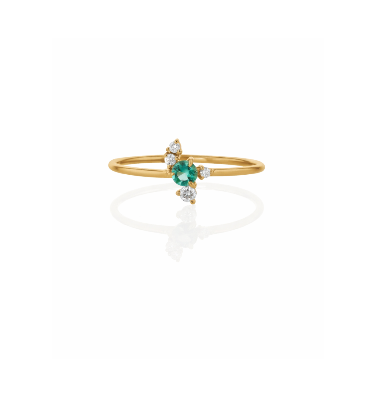 EMERALD BLOSSOM RING