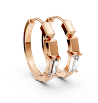 18k Rose Vermeil_Luna_Baguette_Hoop_Earrings