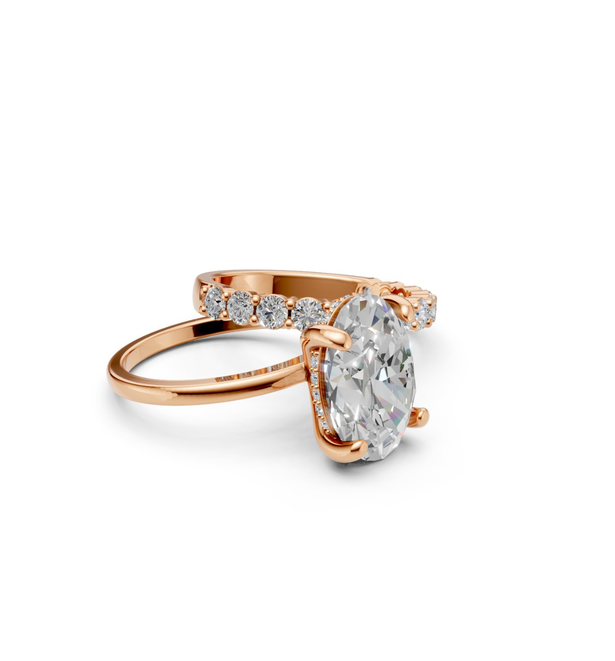 DARCY || 3.08Ct Lab-Grown Diamond Ring Set In 14K Gold
