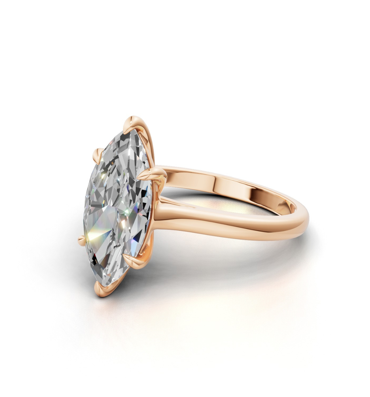 REGAL || 2.25ct Lab Grown Diamond Ring In 14K Gold