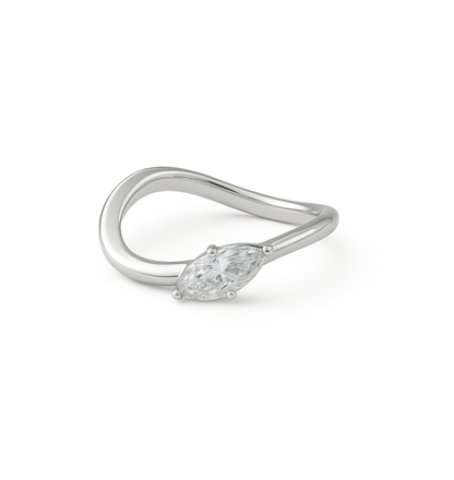 MARQUISE PINKY RING