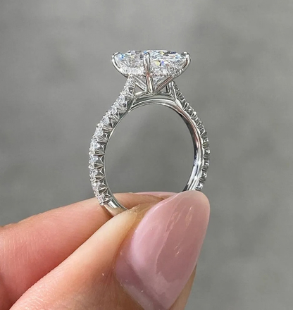 3.00ct Oval Lab-Grown Diamond Alla Engagement Ring