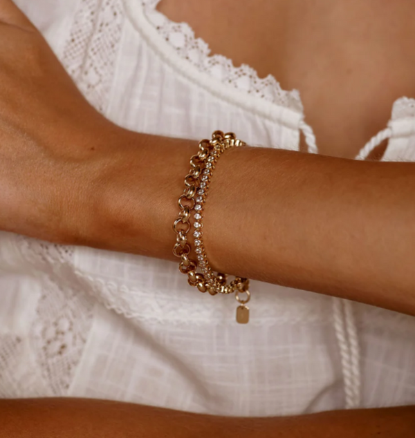 Aurora Vintage Tennis Bracelet