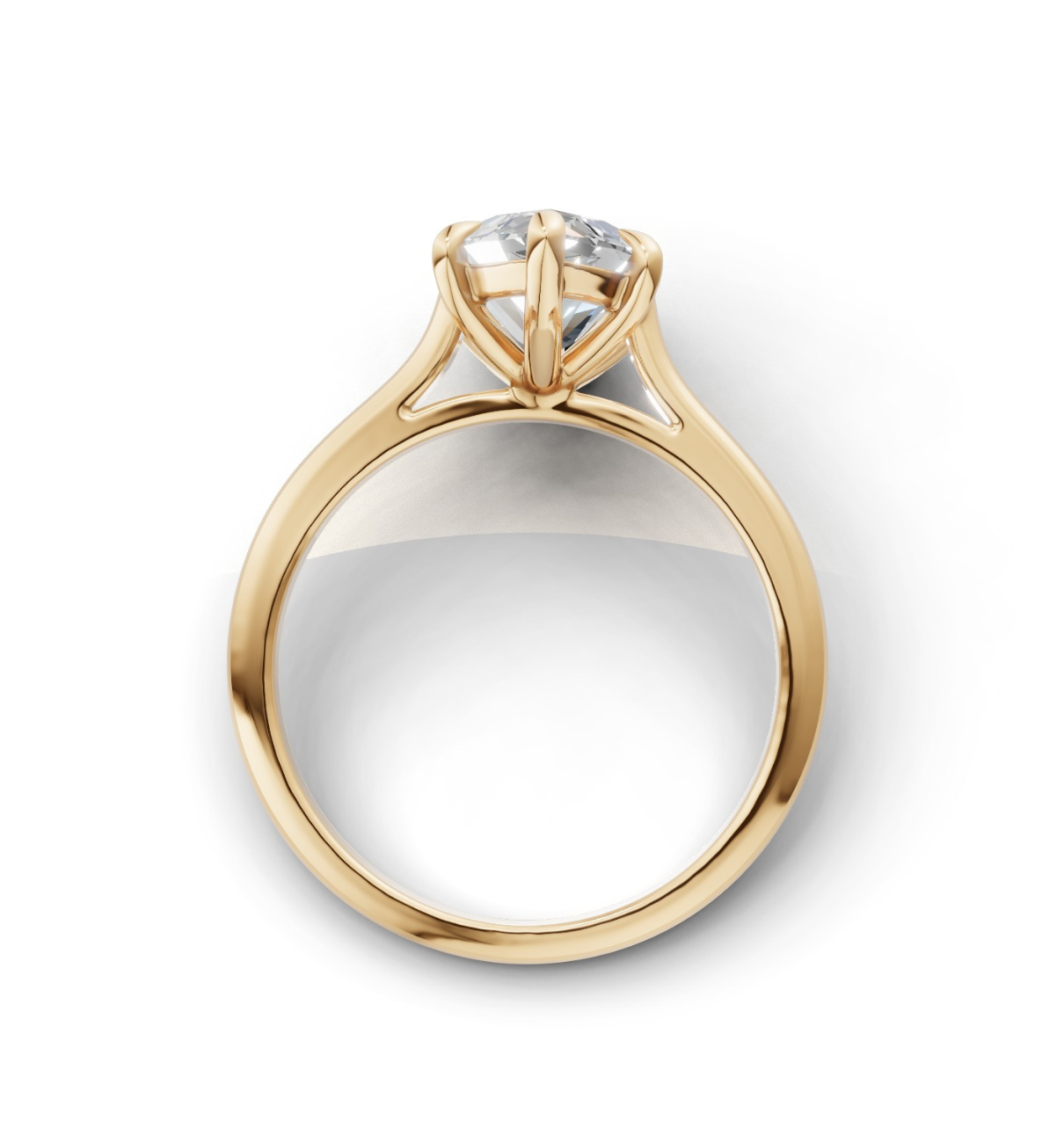 REGAL || 2.25ct Lab Grown Diamond Ring In 14K Gold