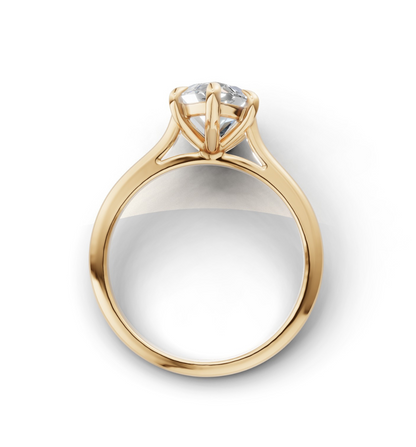 REGAL || 2.25ct Lab Grown Diamond Ring In 14K Gold