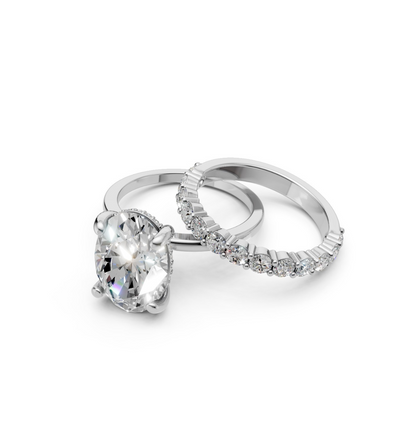 DARCY || 3.08Ct Lab-Grown Diamond Ring Set In 14K Gold