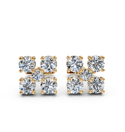 Celestia Cluster Stud Earrings