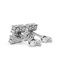 Celestia Cluster Stud Earrings Sterling Silver