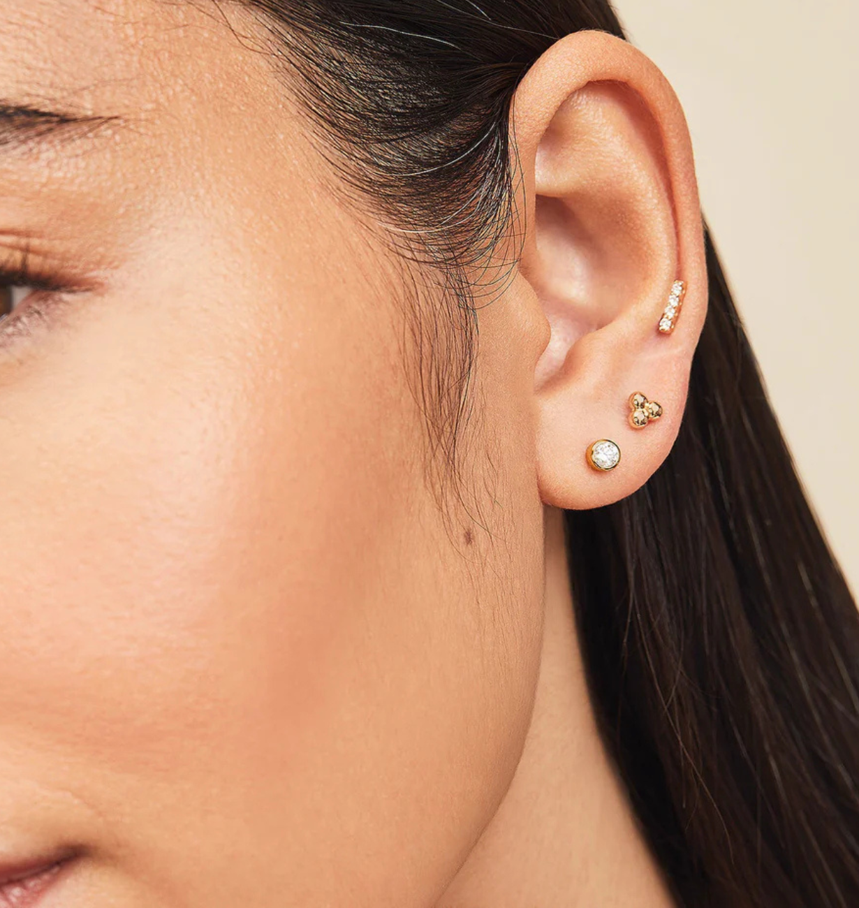 The Bezel Spark - 0.77 CT Studs