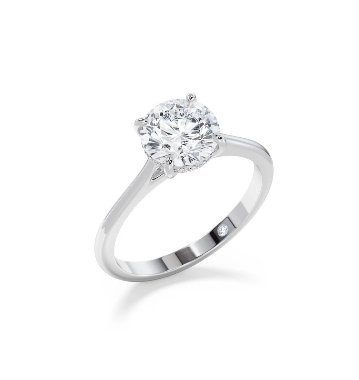 CLEO ROUND ENGAGEMENT RING