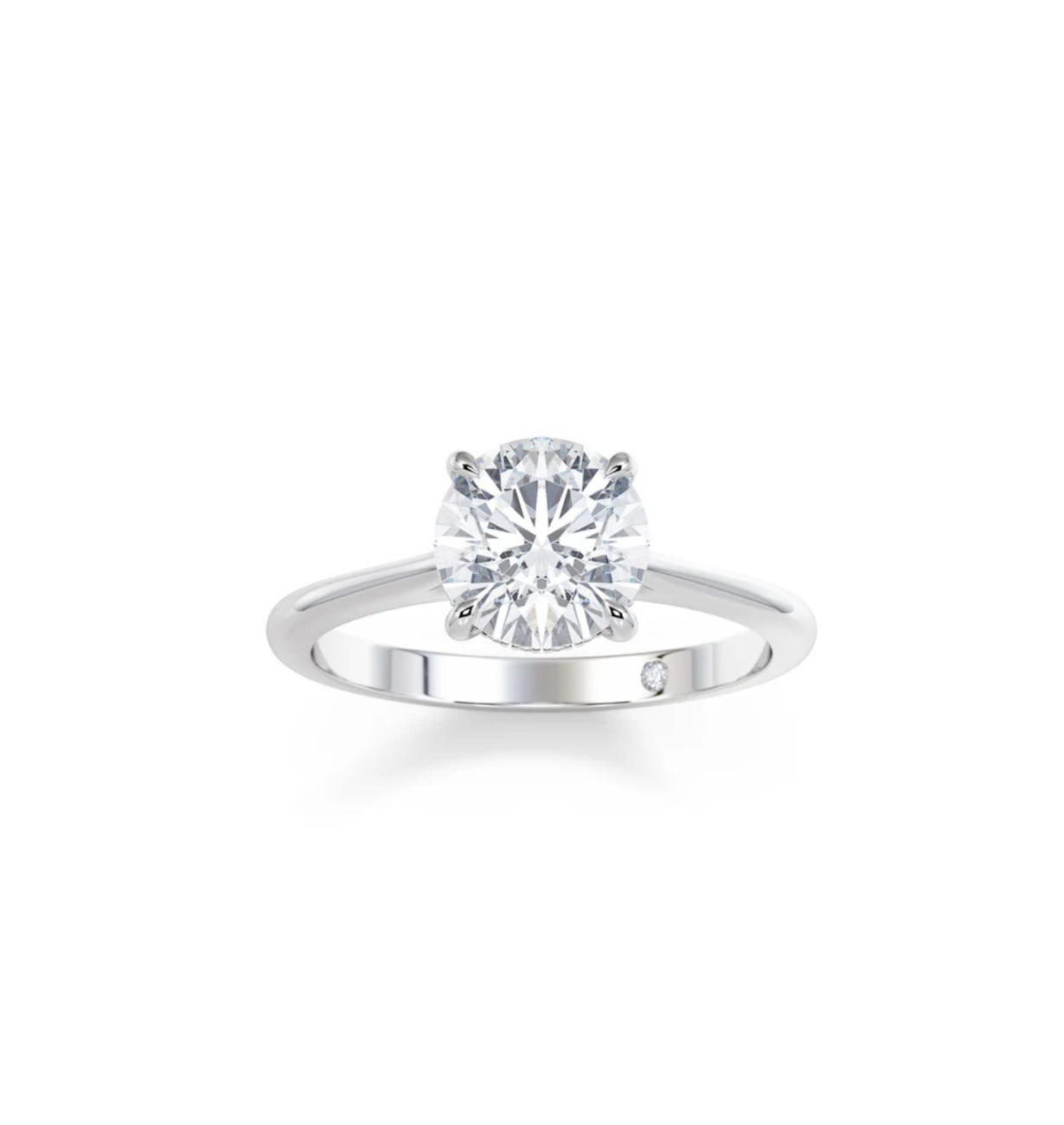 CLEO ROUND ENGAGEMENT RING