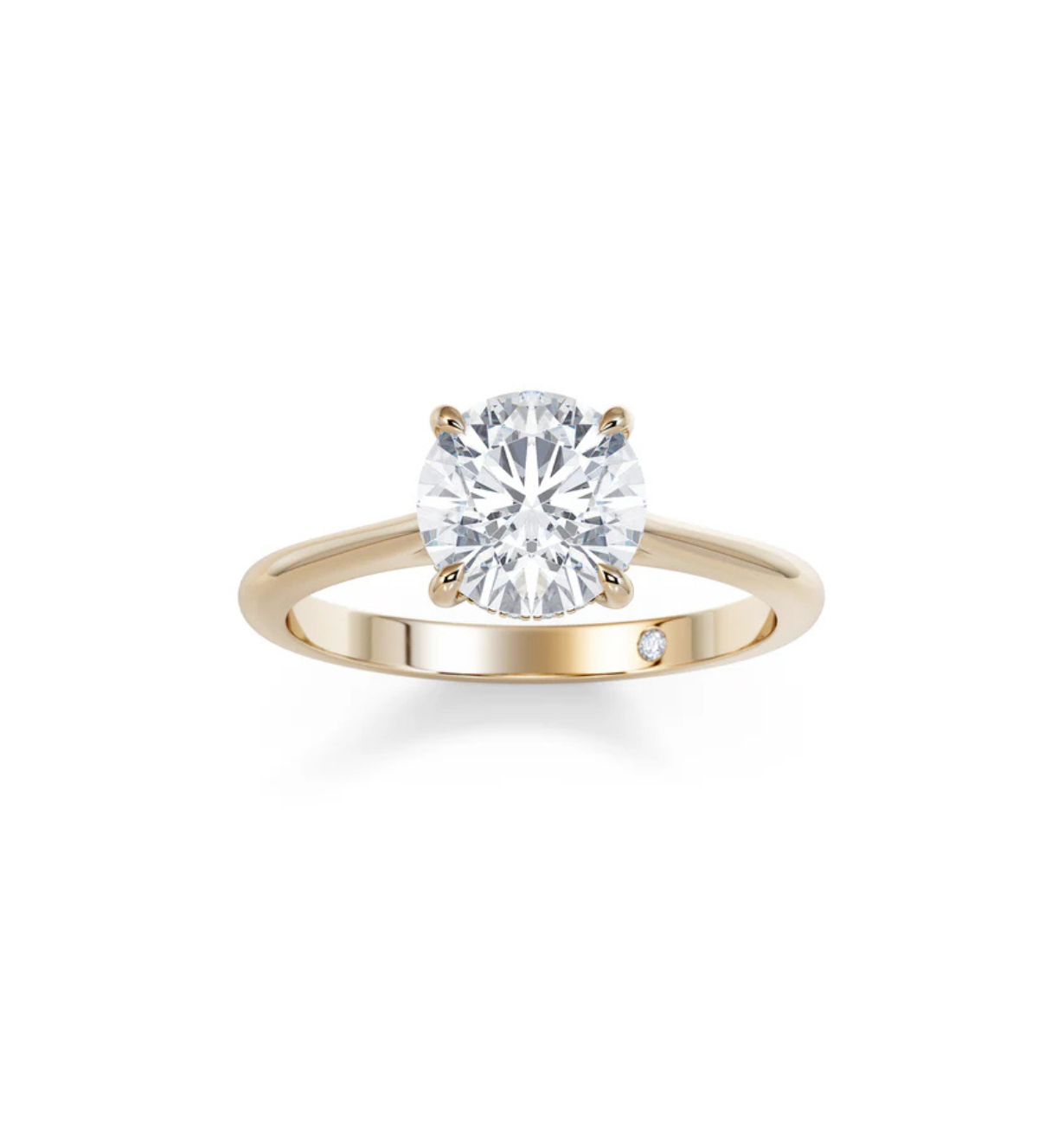 CLEO ROUND ENGAGEMENT RING