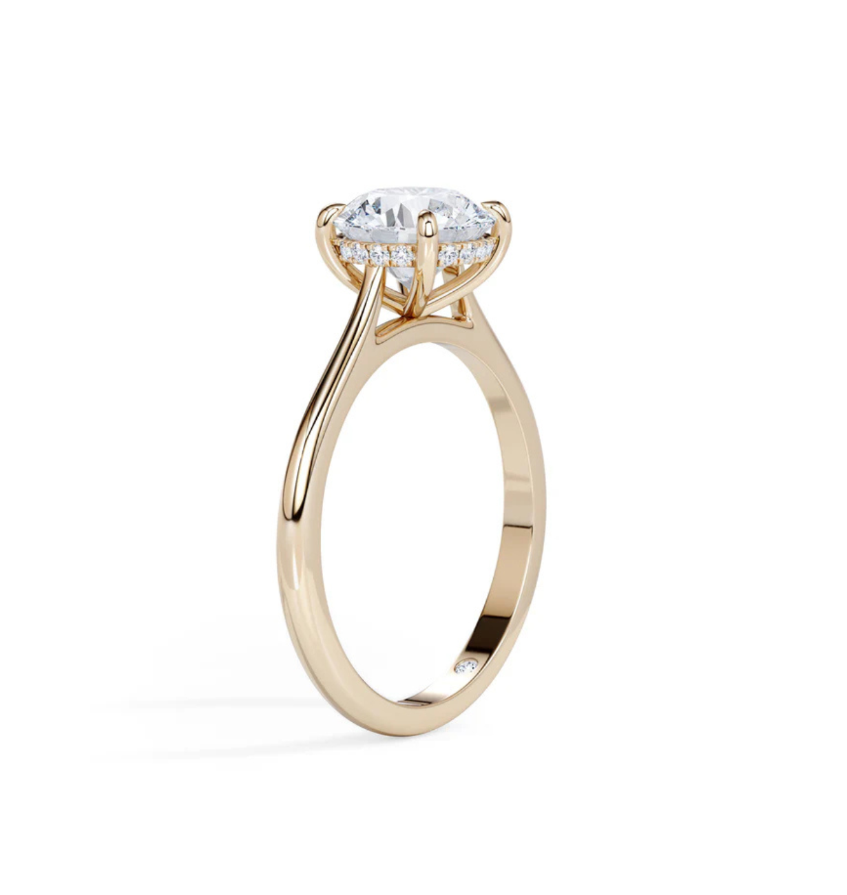 CLEO ROUND ENGAGEMENT RING
