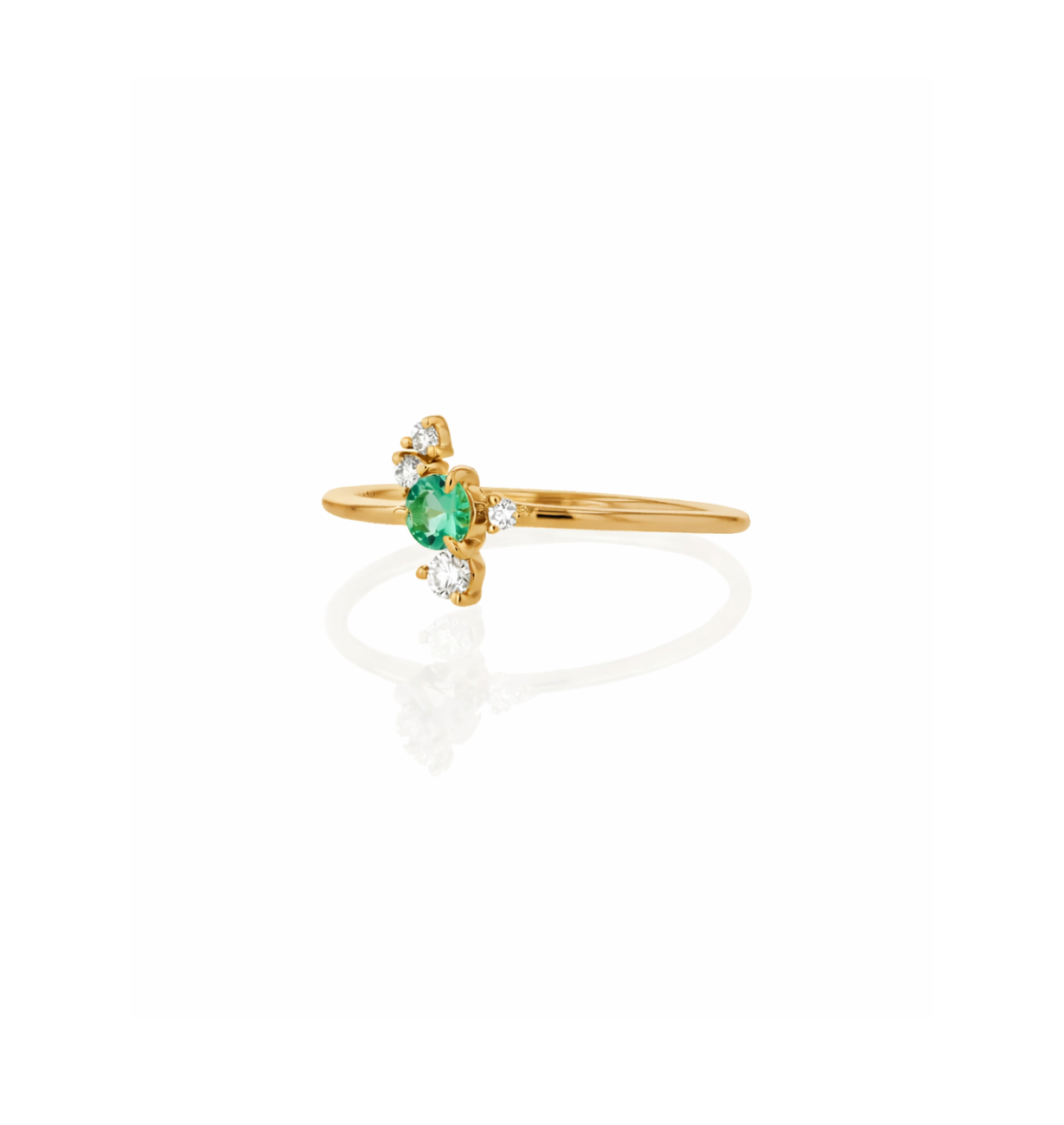 EMERALD BLOSSOM RING