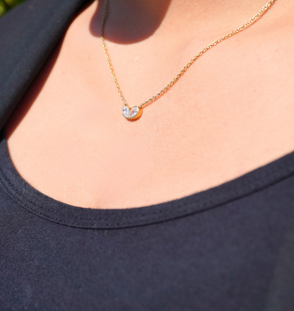 PARISA || 3.72Ct CZ Diamond Necklace In 925 Silver