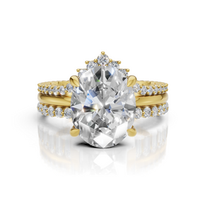 The Bellanova 3-Piece Lab-Grown Diamond Bridal Set (2ct Center)