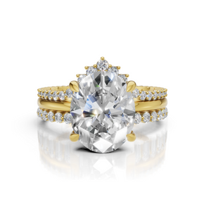 The Bellanova 3-Piece Lab-Grown Diamond Bridal Set (2ct Center)