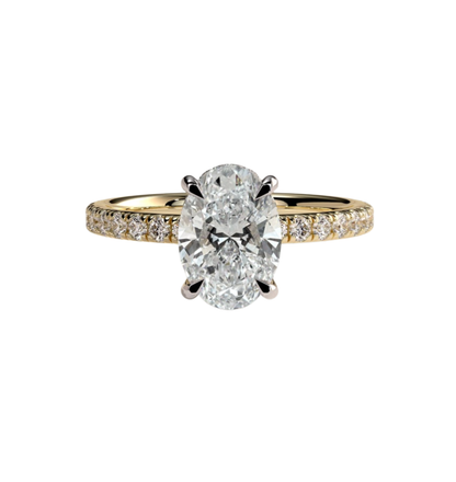 BLOOM OVAL ENGAGEMENT RING