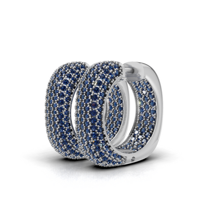 Felline Concavo Inside-out Hoop Earrings Sterling Silver Australia