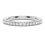 Elegance Diamond Half-Eternity Band