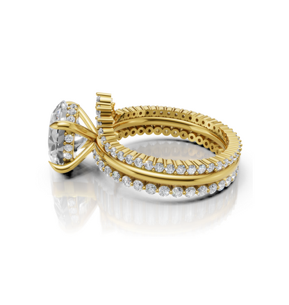 BELLANOVA || 2.08Ct Lab-Grown Diamond Ring Set In 14K Gold