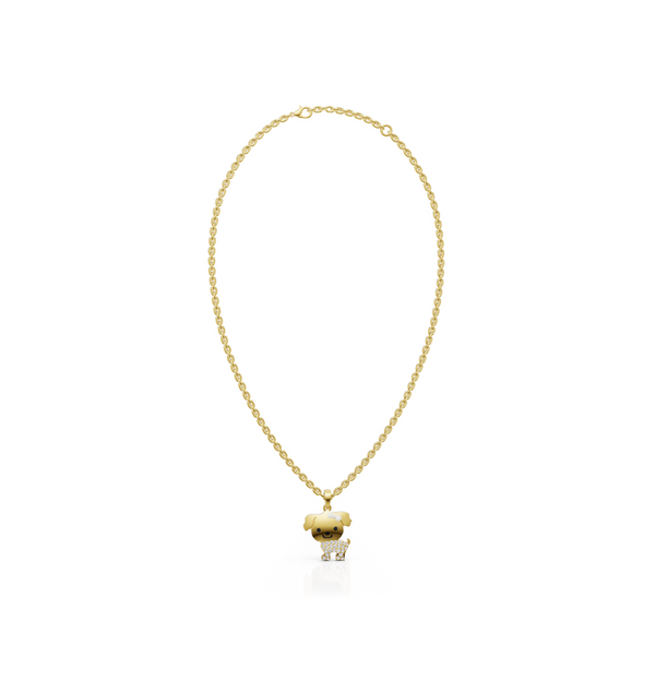 CUCCIOLO || 2.01Ct CZ Diamond Necklace In 925 Silver