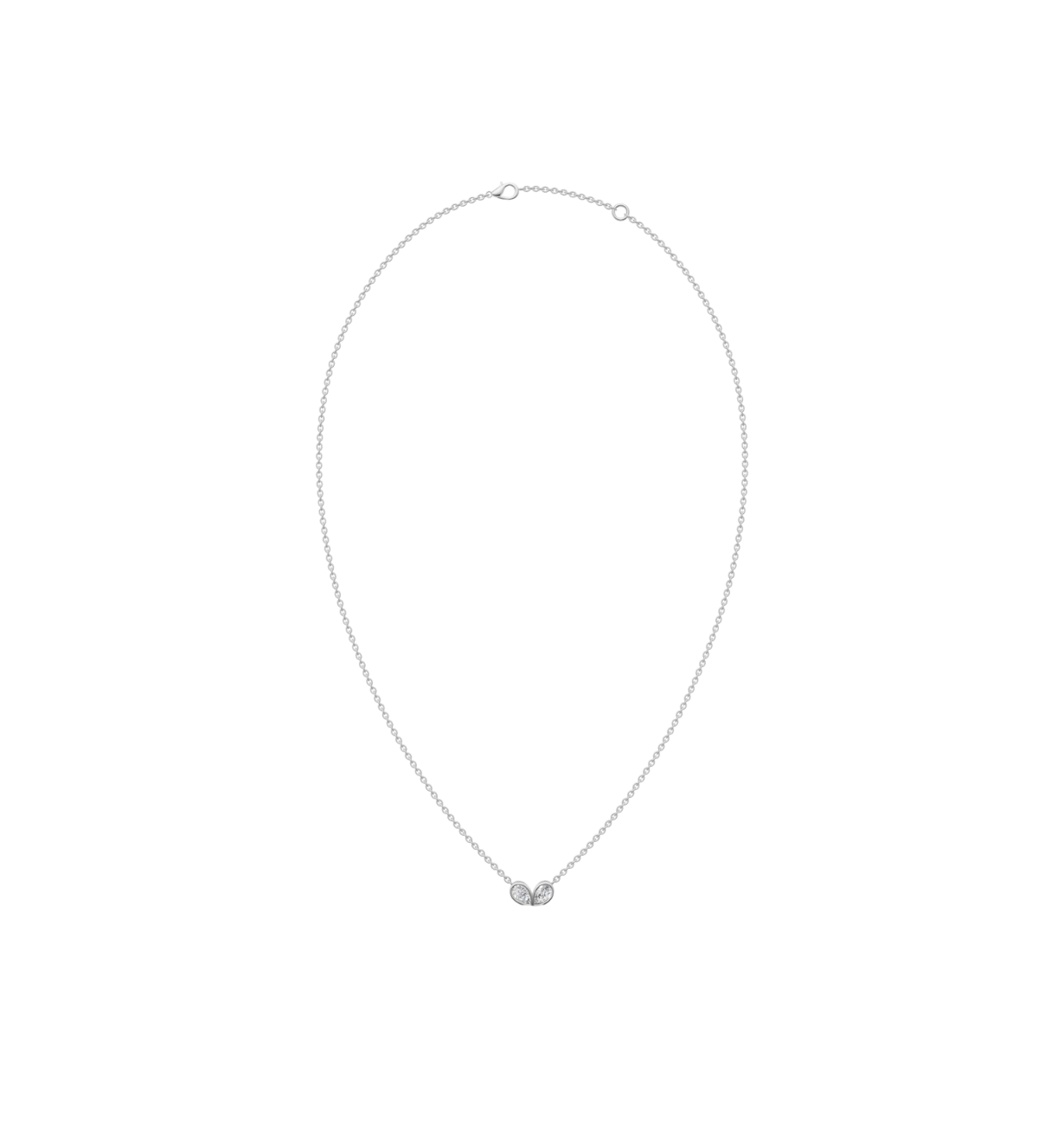 PARISA || 3.72Ct CZ Diamond Necklace In 925 Silver